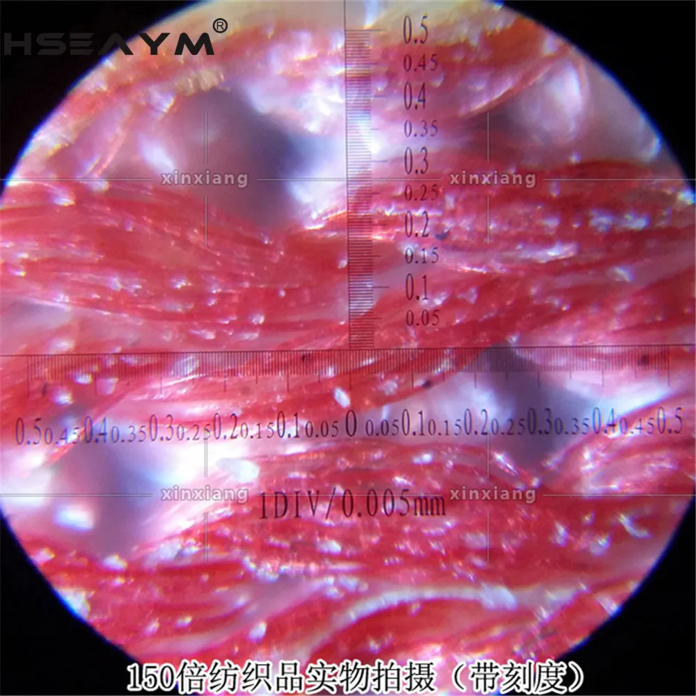 150X светодиодный портативный масштабный микроскоп с двойной трубкой