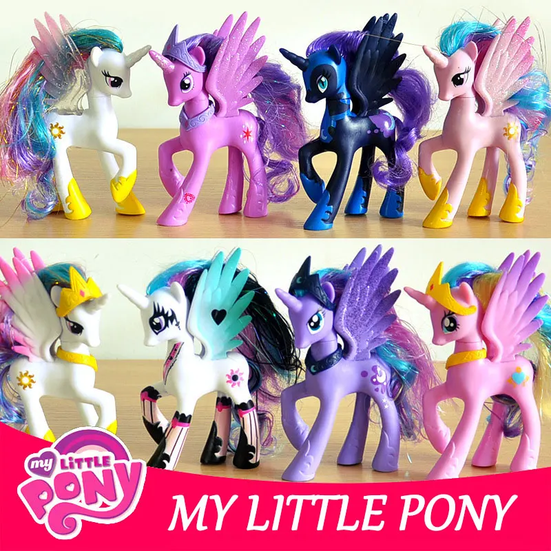 

My Little Pony Toys Kawaii Girls Gifts Magic Tempest Shadow Rainbow Action Figure Collection Model Doll Birthday Gift Models Toy