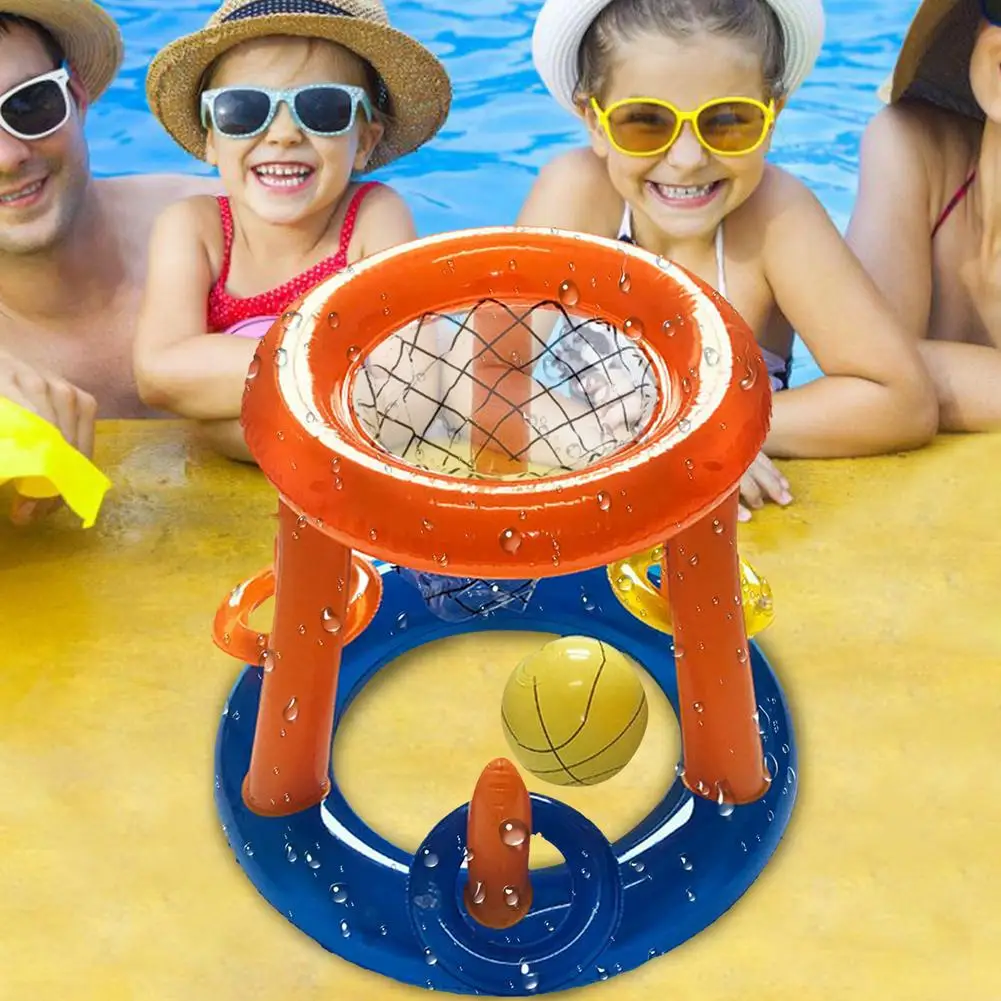 Надувные баскетбольное кольцо интерактивные бросая игрушечная водная игра