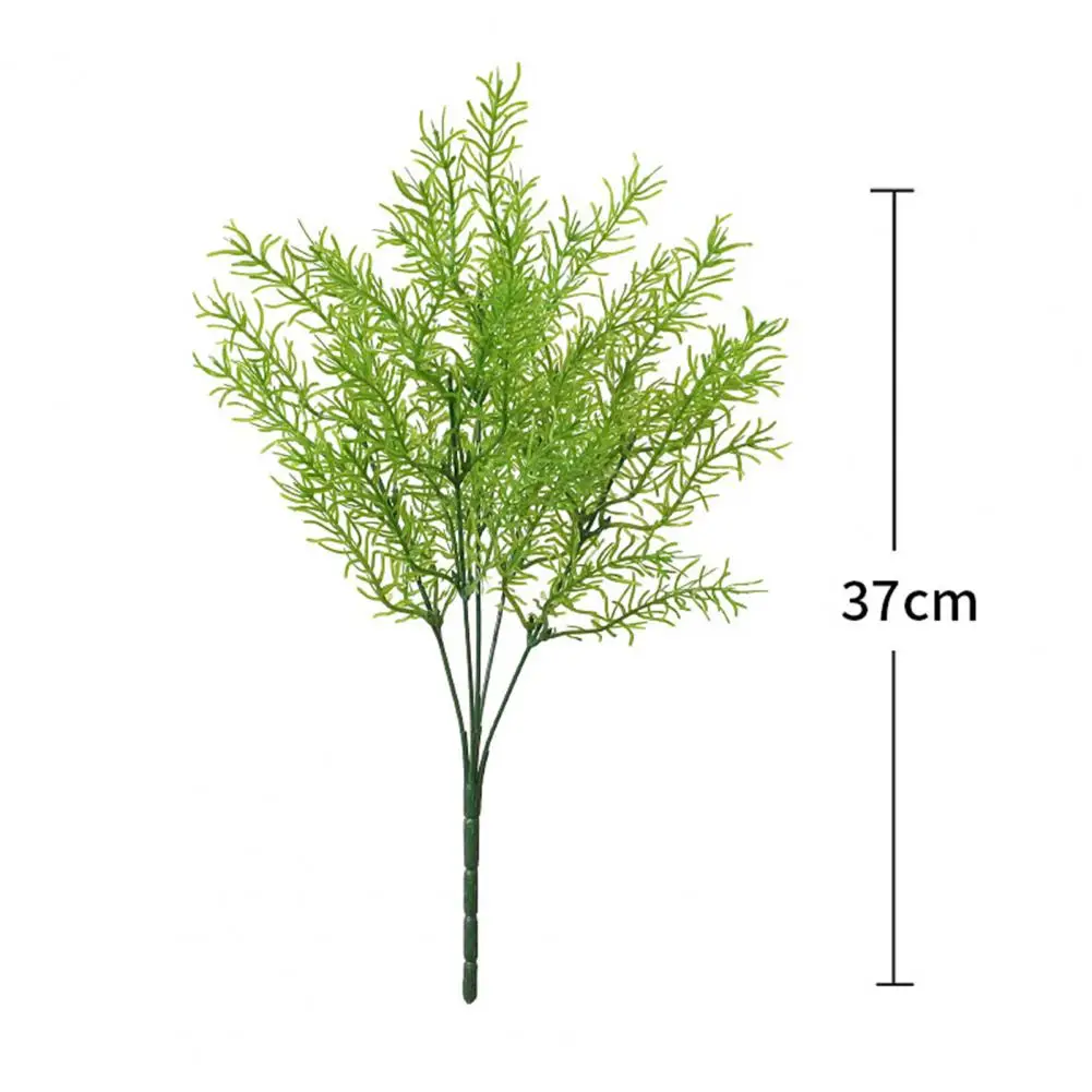 

HOT SALES!!! 5 Forks Artificial Flower Decoration Potted Plant Plastic Tianmen Winter Grass Home Decor