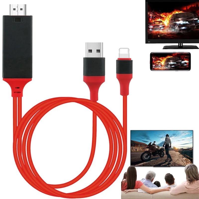 IOS 13 HDMI TV HDTV Видео Кабель адаптер для iPhone 11 Pro XS MAX XR X 6 6S 7 8 plus iPad Air Mini to