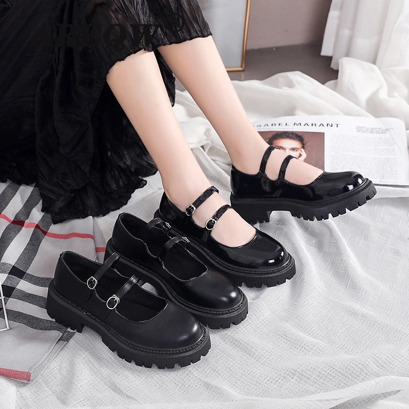 

Lolita Shoes Women Japanese Style Vintage Soft Sister Girls High Heels Waterproof Platform College Student Cosplay Costume Shoes