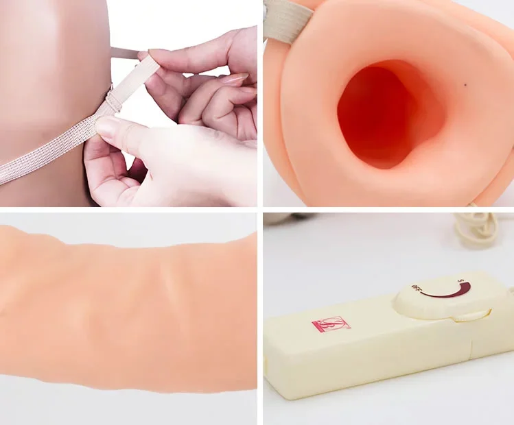 Фаллоимитатор с полым ремешком вибратор страпон мужской искусственный