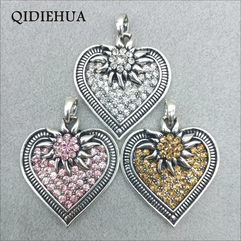 Тибетское посеребрённое ожерелье стразы 9 цветов | Украшения и аксессуары