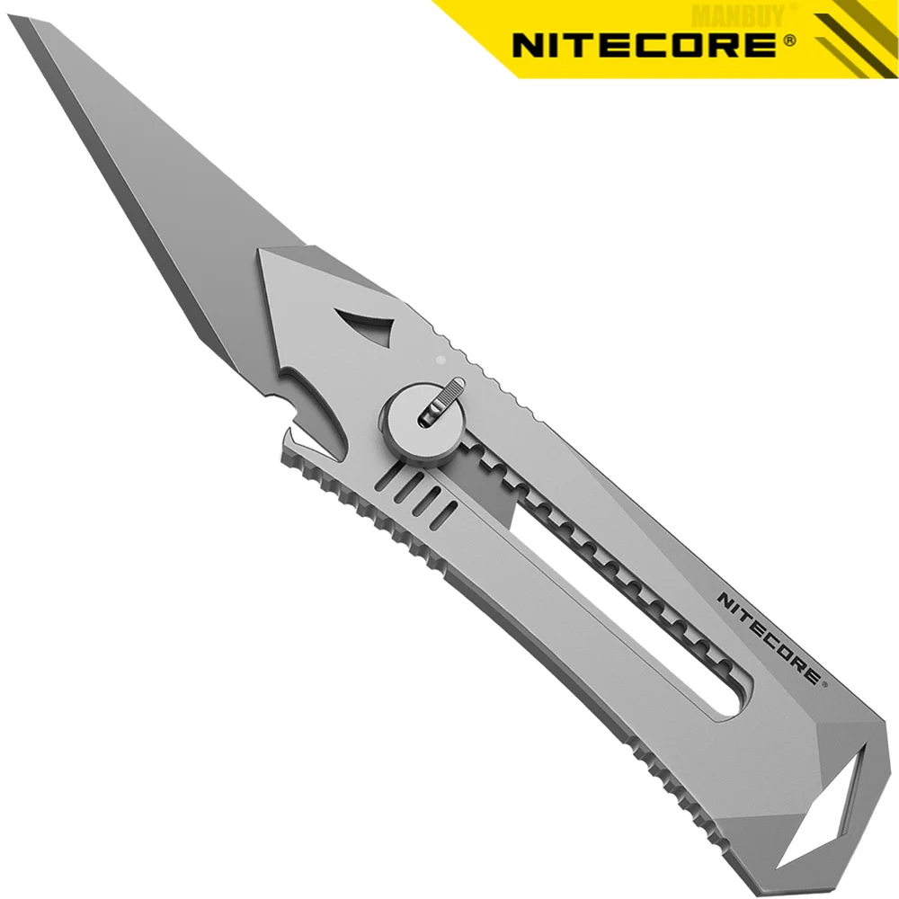 Титановый универсальный нож Nitecore NTK10 для самообороны Многофункциональный