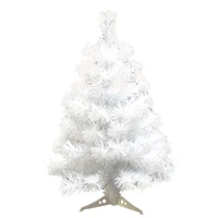 60cm artificial christmas tree with plastic stand holder base for christmas home party decortaion white