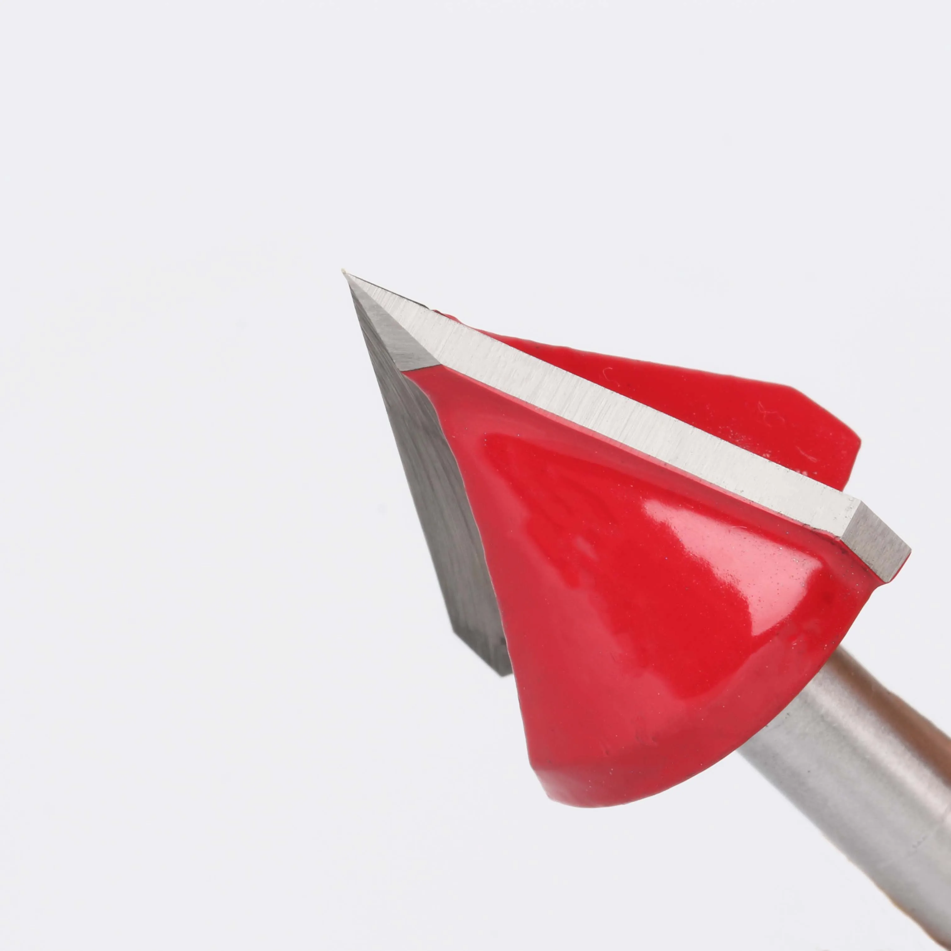 10 шт. 6 мм V бит твердосплавная Концевая фреза 3D деревообрабатывающие фрезы для