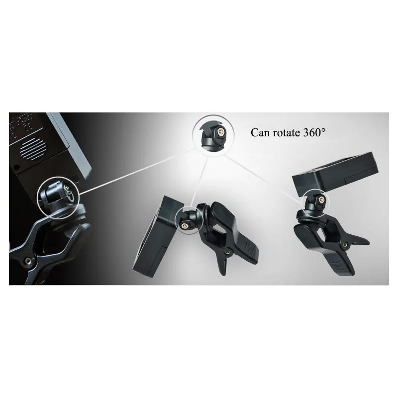 Цифровой клип-на тюнер для гитары складной вращающийся зажим Высокая