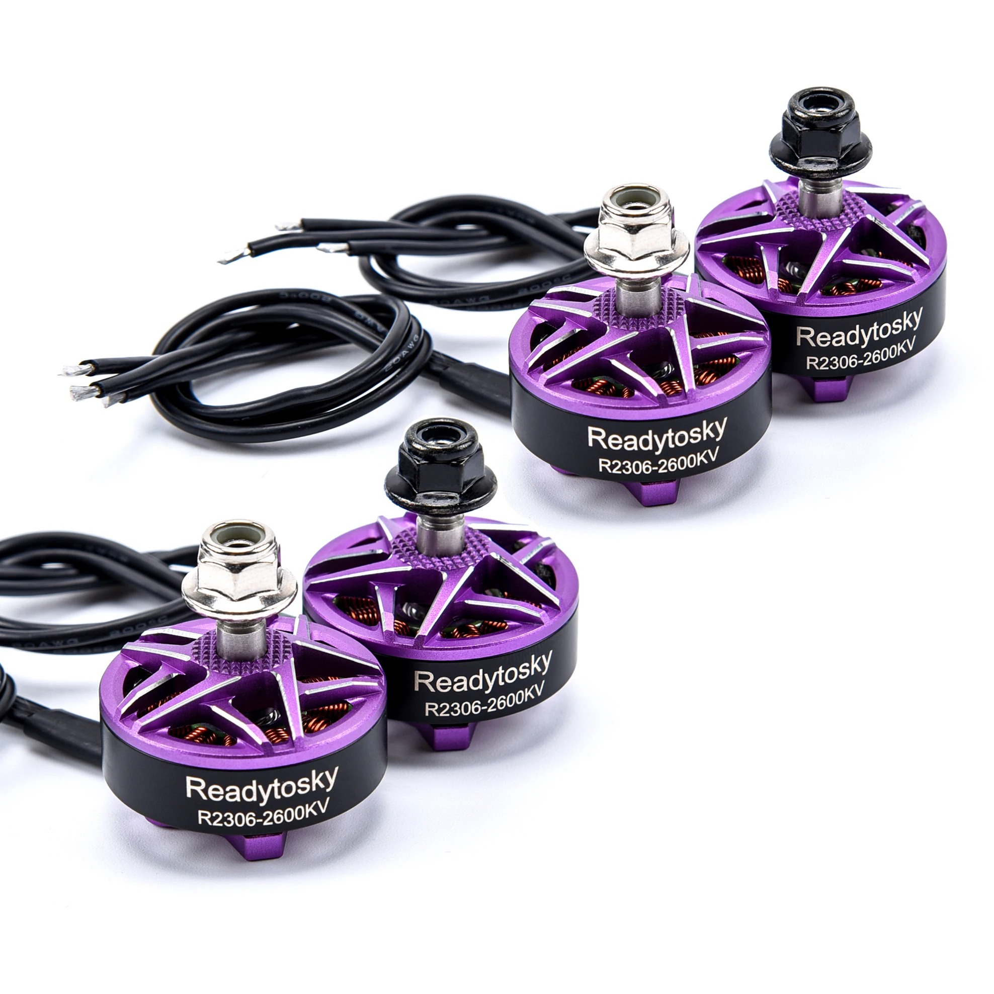 

NEW R2306 2306 2600KV Brushless Motor support 2-4S Battery For APEX Mark4 6/7/8inch FPV RC Drone Quadcopter Multirotor