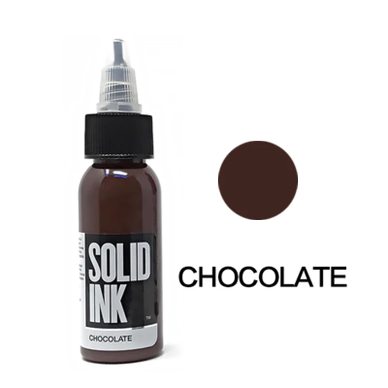 Tinta чернила для татуировки пигмент микроblading pigmento pigmentos tintas para tatuajes tinta tatuaje encre tatouage тату цвета - Color: Chocolate