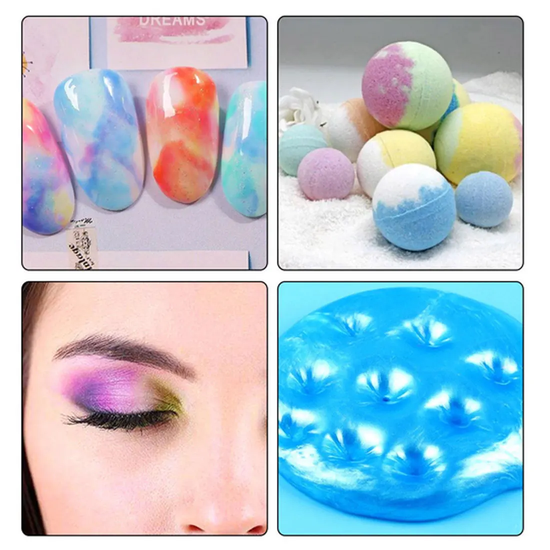 10 г поставки Slime Art DIY жемчужный порошок Llizuny порошок окраска пигмент кристалл глина Ил слюда блеск украшения игрушки для детей