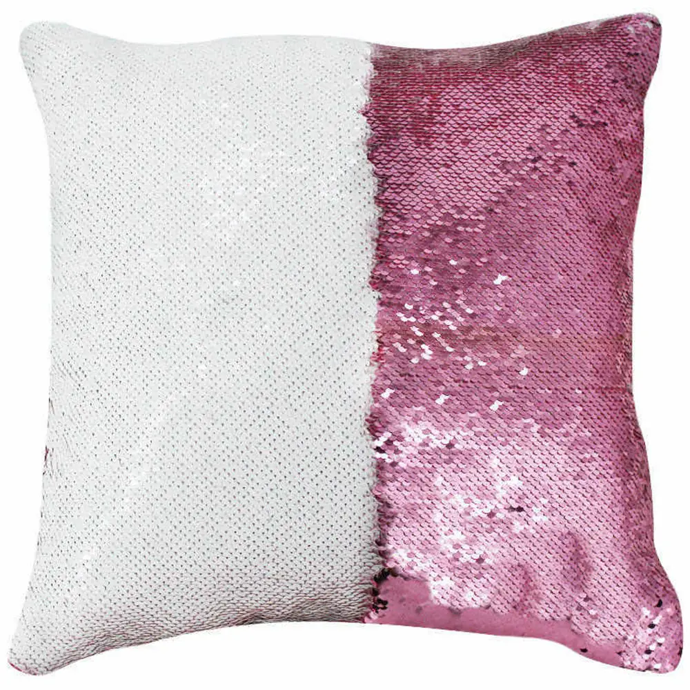 

Pillowcase 40*40 Sequins Throw Mermaid Cushion Cover Decorative Reversible Sequin for Sofa Party