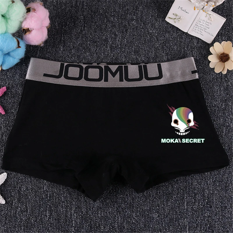 

Ladies comfortable cotton cute cartoon boxer briefs lest handsome t unisex wide-brim sports panties simple trend underwear