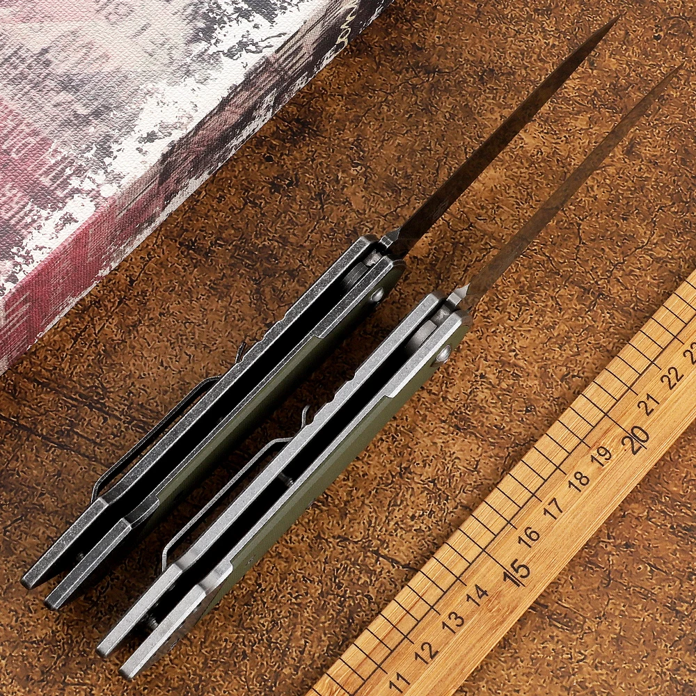 Складной нож с вертикальным лезвием Тактическая защита карманный Мультитул для