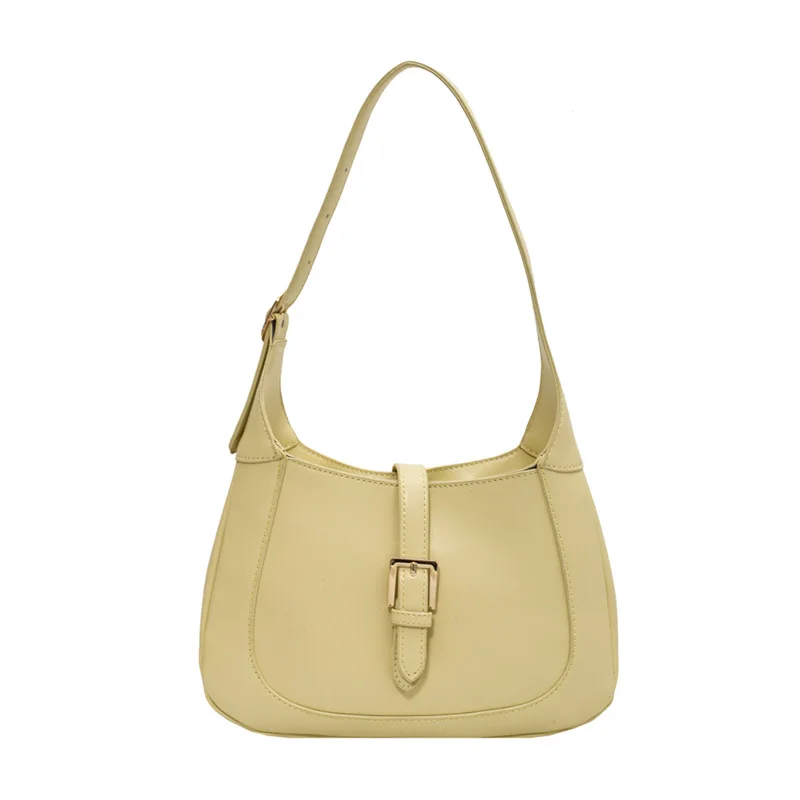 

Small Simple Solid Color Crossbody Bag for Women 2021 New Luxury Brand PU Leather Designer Shoulder Handbags Ladies Totes
