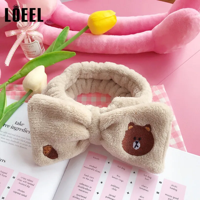 Повязка на голову для женщин и девочек широкополая фланелевая повязка лицо с