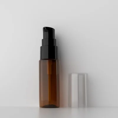 Brown Bottle Black 20 мл белый пустой косметический контейнер с лосьон-крем с дозатором 20 г крем для ухода за кожей лечение бутылочки путешествия размер Макияж установка насос - Цвет: Brown Bottle Black