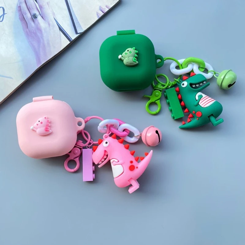 

Avocado Dinosaur Anti-fall Dust-proof Protective Cover Silicone Case for SAMSUNG for Galaxy-Buds live Wireless Earphone