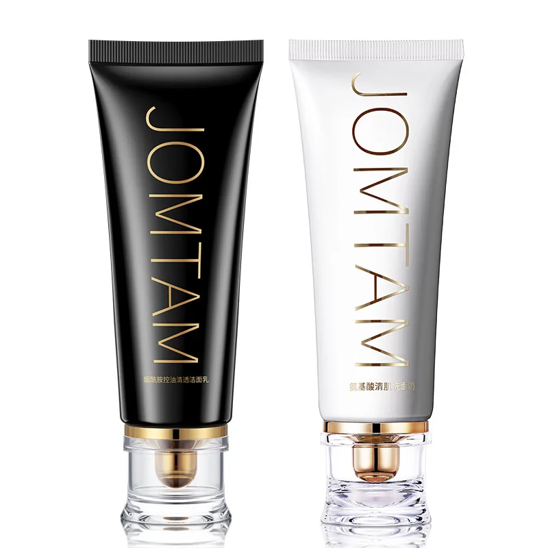 

JOMTAMI White Tube Amino Acid Facial Cleanser Hyaluronic Acid Oil Control Moisturizing Deep Cleansing Niacinamide Facial Cleanse