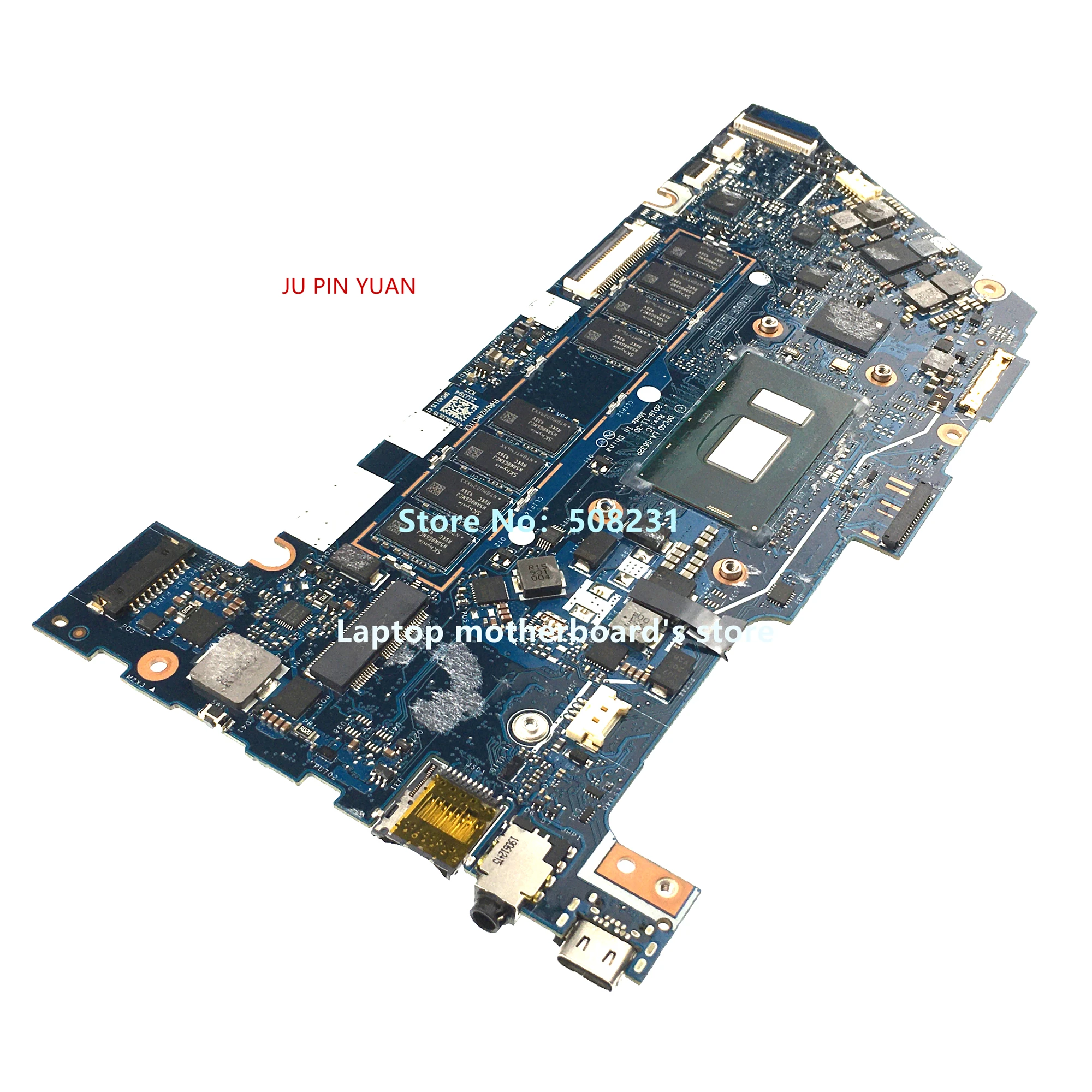 

For HP Chromebook x360 14 G1 14-DA Laptop Motherboard L36884-601 LA-G632P L36884-001 With I3-8130U CPU 8GB RAM 100% Tested OK