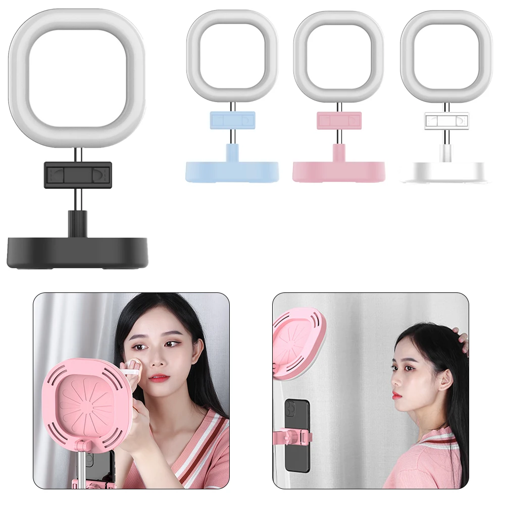 Горячий Настольный светодиодный светильник с кольцом заполняющий зеркальный