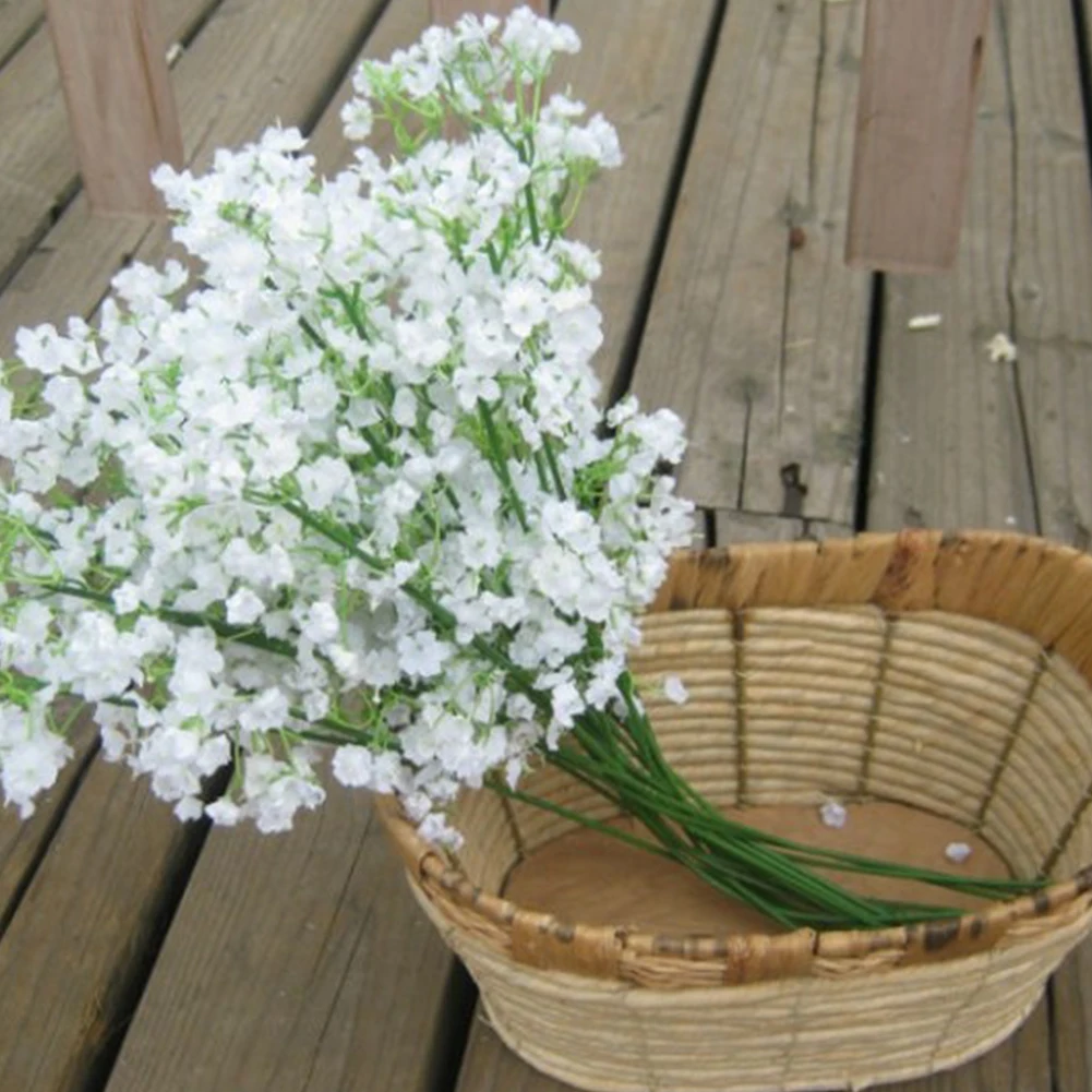 Gypsophila Вечерние шелковые Букет Искусственный домашний Цветочный декор