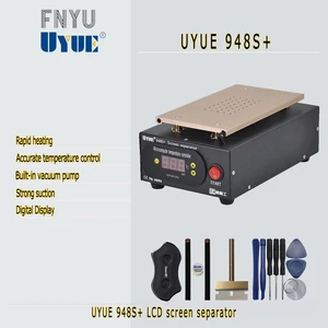separator uyue 948s lcd separator machine build in pump vacuum screen repair machine kit for smart phone iphone samsung free global shipping