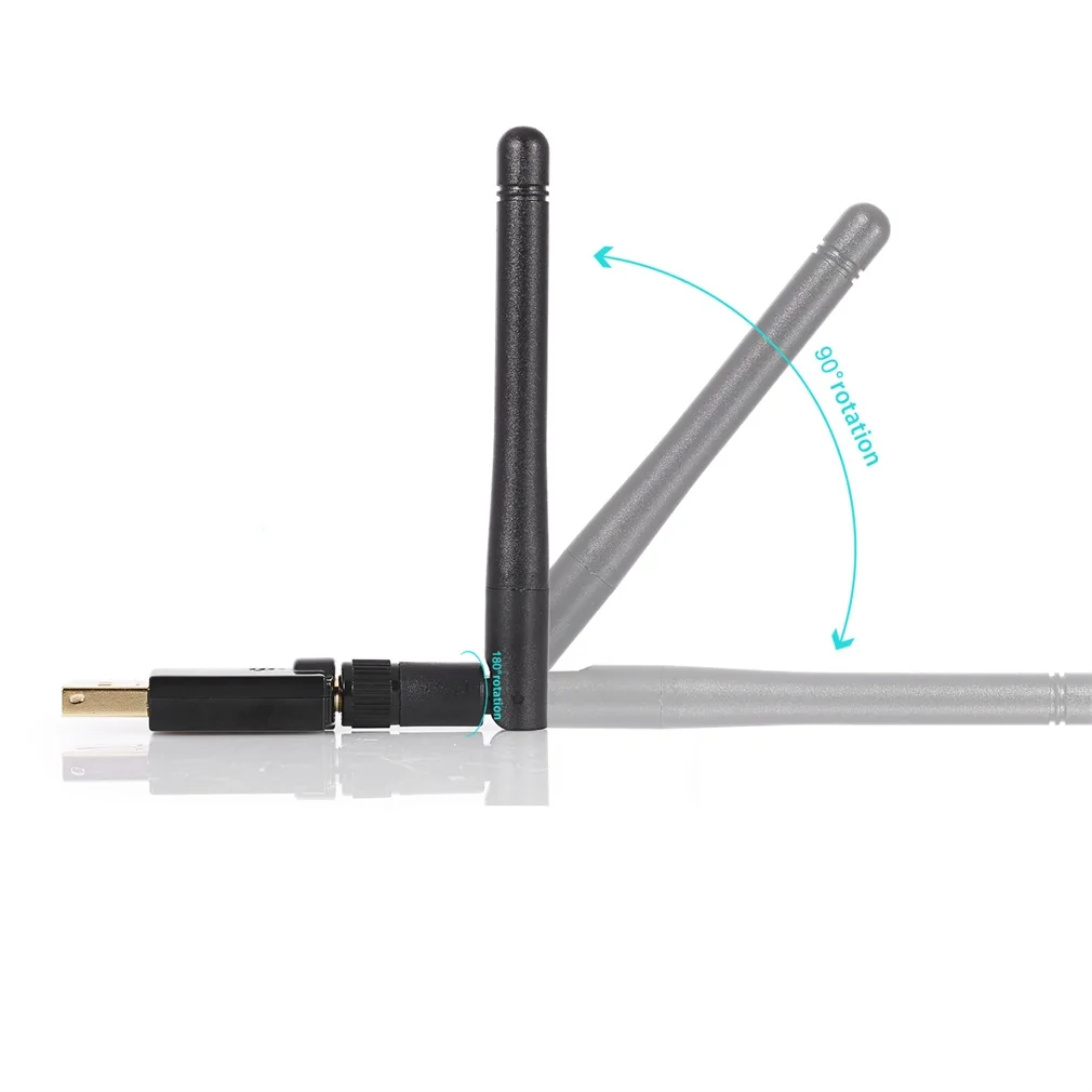 USB WiFi адаптер AC600Mbps 2 4 ГГц и 5 8 беспроводной сетевой двухдиапазонный Wifi ключ 2dBi