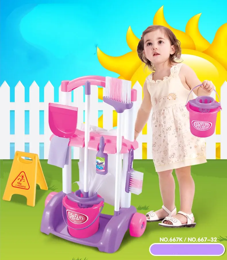 Детский маленький помощник имитация ролевых игр набор для чистки домашних
