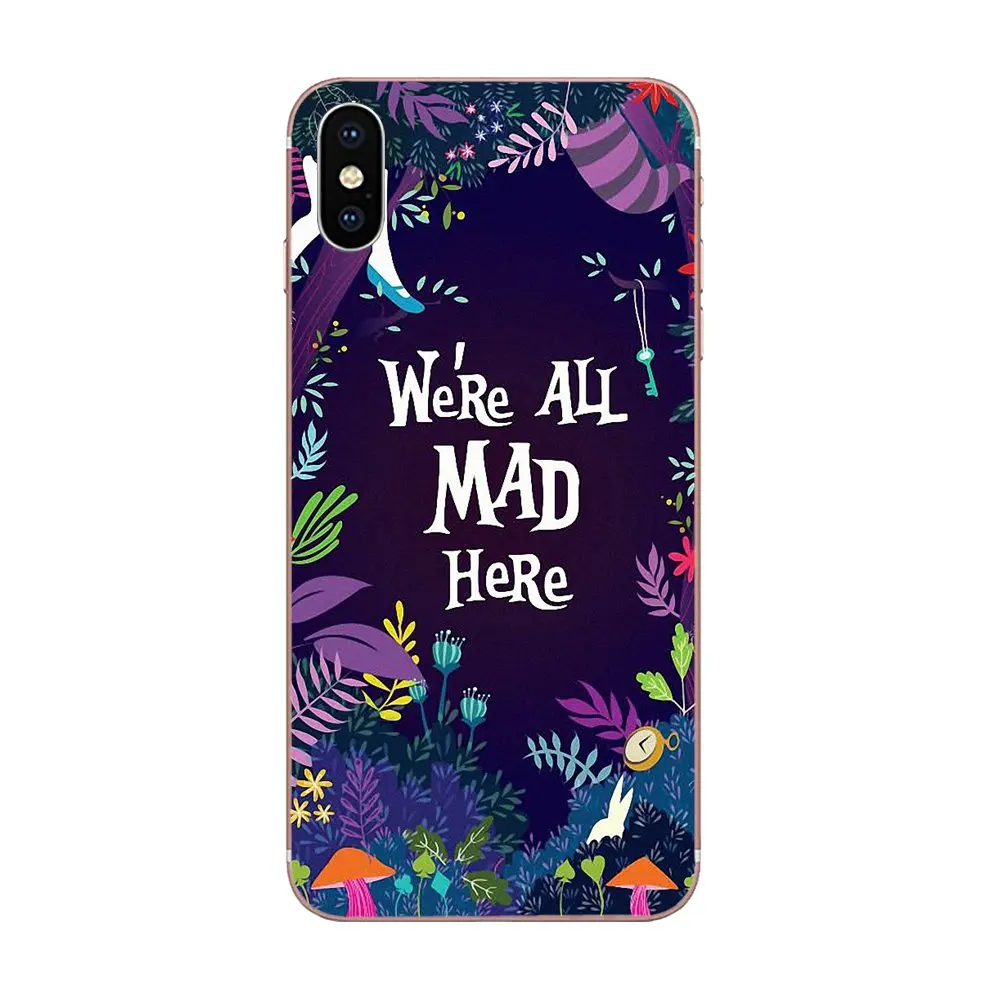 Винтажный телефон с принтом из ТПУ Alice In Wonderlretro Movie для Xiaomi Redmi Mi 4 7A 9T K20 CC9 CC9e Note 7 9 Y3