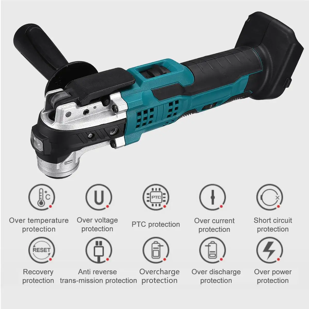 Беспроводной Мощный Осциллирующий многофункциональный инструмент