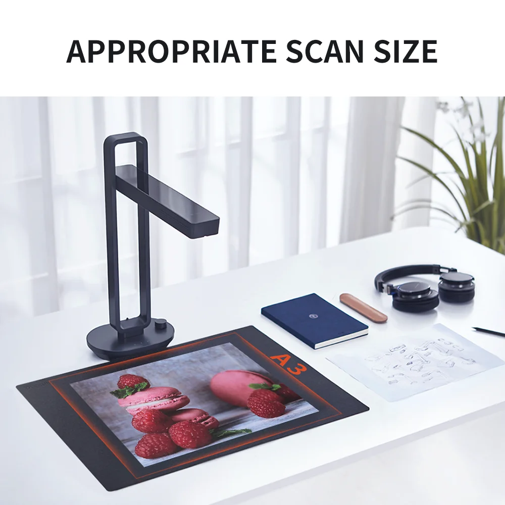 저렴한 CZUR-Aura Pro 휴대용 책 스캐너, 스마트 OCR 스캔, 최대 A3 스캔 가능, 14mp, 테이블 데스크 램프 포함, 가정과 사무실, 홈과 오피스,