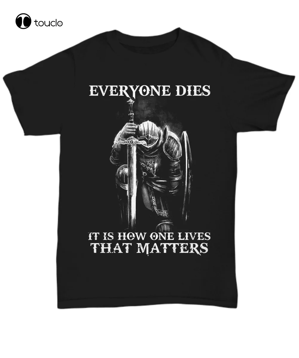 

Warrior Knight Templar T Shirt For Men Fight To Live That Matter God Tee Gifts Custom Aldult Teen Unisex Digital Printing Xs-5Xl