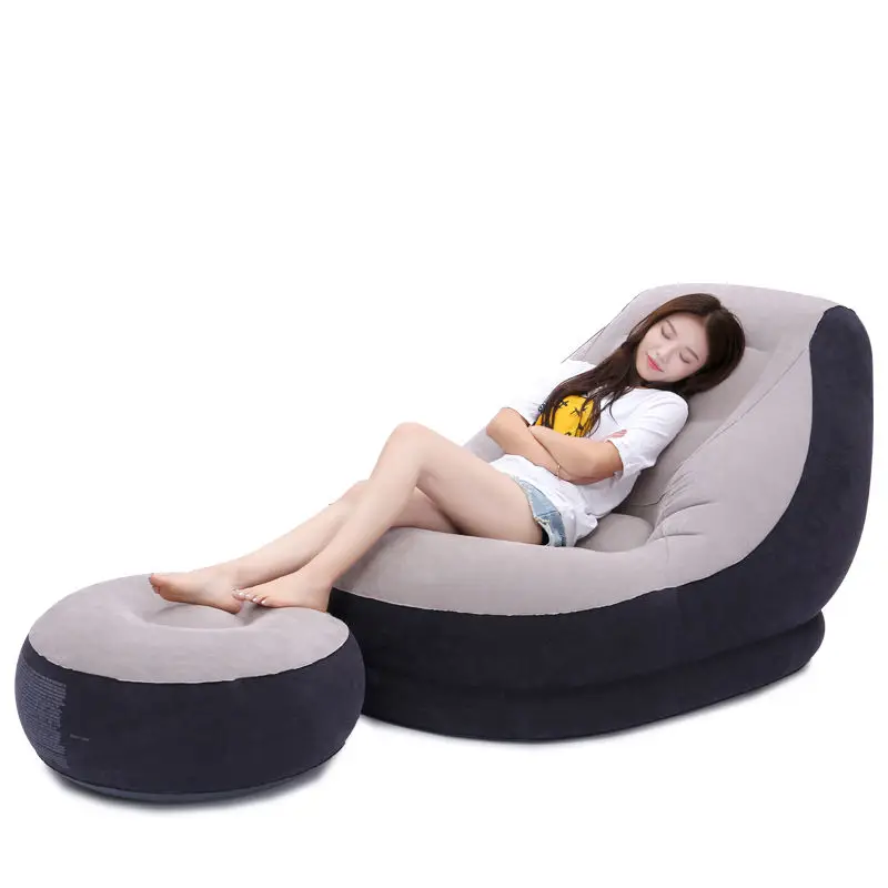 

Lazy Couch Tatami Inflatable Sofa Creative Small Apartment Seat Single Cute Folding Recliner Bed