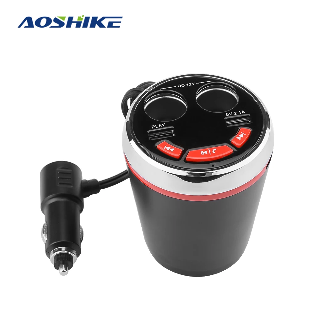AOSHIKE 3 в 1 Bluetooth fm передатчик QC3.0 автомобильный музыкальный mp3 плеер Hands Free держатель