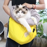 candy color pet go out portable backpack messenger cat bag warm cat litter cat sleeping bag travel bag cat backpack