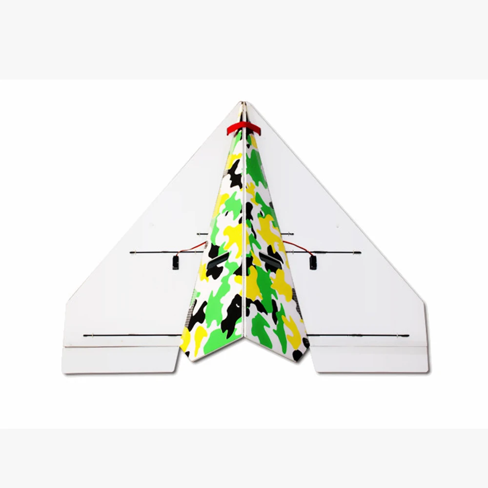 

550mm Wingspan 2.4G 4CH DIY Magic Board Mini Paper RC Airplane Delta Wing RTF for Trainer Beginner Electric RC Aircraft Drone