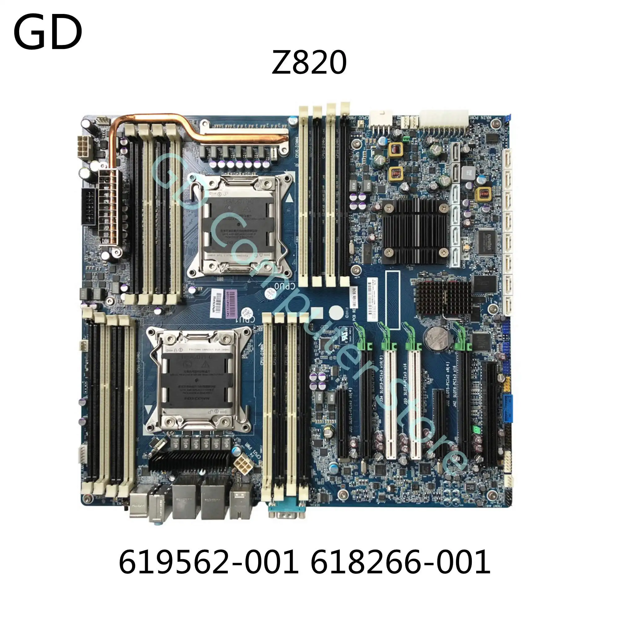 GD оригинал для HP WotkStation Z820 Серверная материнская плата 619562-001 618266-001 X79 LGA 2011