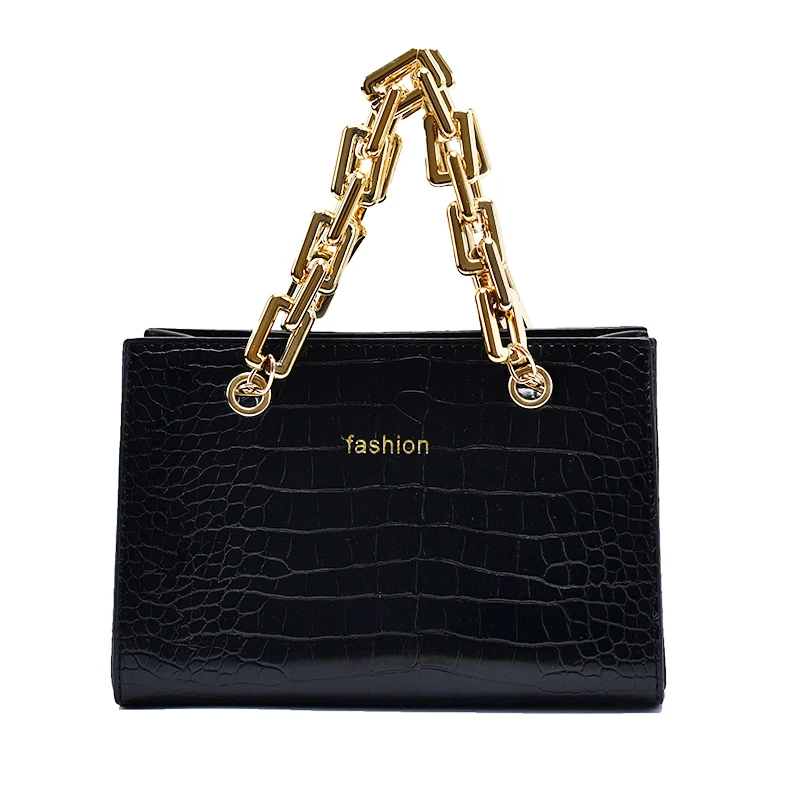 

Gold Chain Stone Pattern Leather Crossbody Bags For Women Designer Small Handbags Chain Shoulder Messenger Bag Mini Purses
