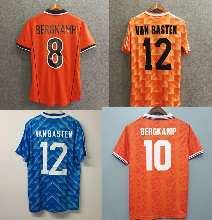 

Camiseta retro clssico 1988 van basten 12 gullit 10