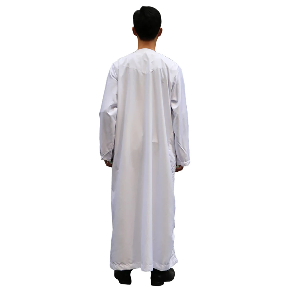 Arabic Islamic Clothing Jubba Men Muslim Thobe Robes Musulman Dress Oman Qamis Homme Saudi Arabia Islam Outfits Cosplay Costumes |
