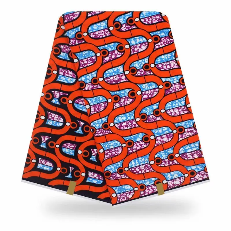 ESEWING Анкара африканская вощеная ткань принтом хлопок 6 ярдов для шитья восковой одежды Гана Нигерия восковая ткань 071107