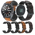 Ремешок силиконовый для Samsung galaxy watch 3 41 мм, кожаный браслет для Samsung galaxy Watch 3 45 мм, 20 мм