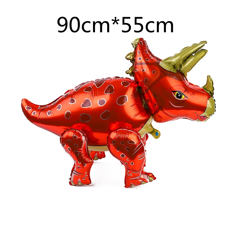 

Baby Birthday Party Decoration Children's Toys Standing 4D Dinosaur Aluminum Foil Balloon