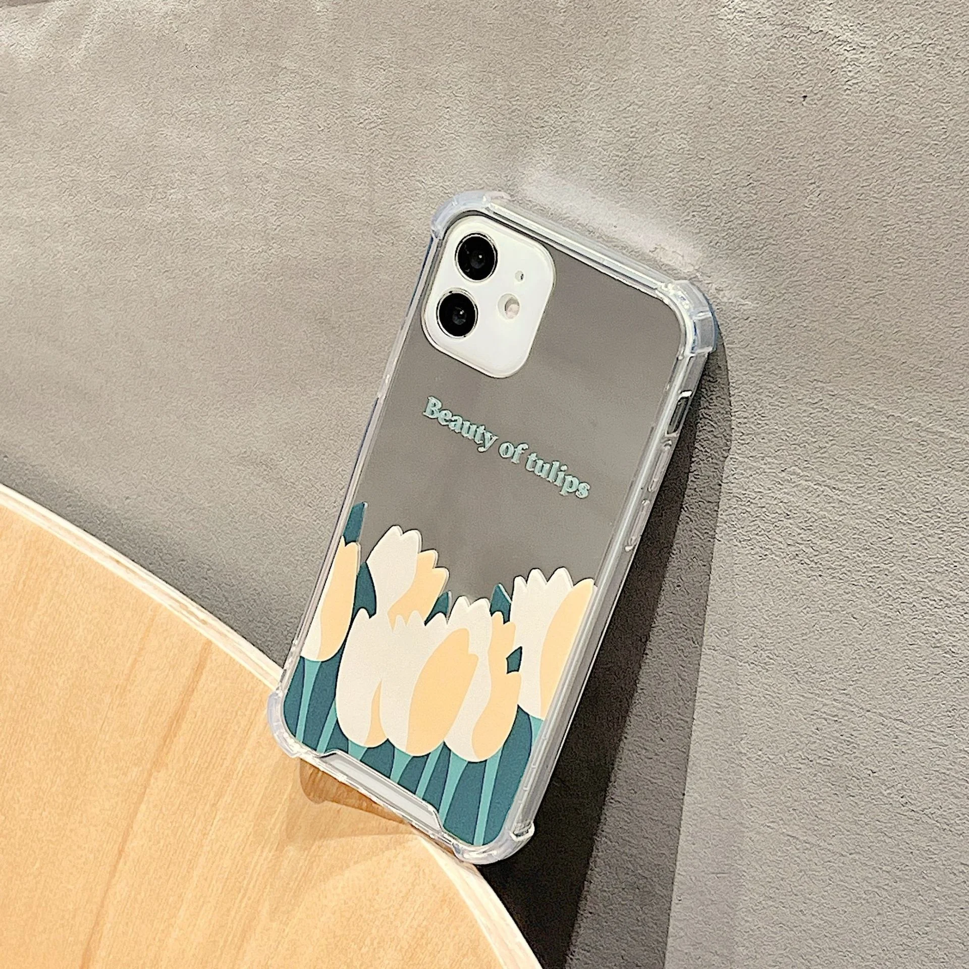 

Tulip for iphone 13 case 12 mirror case apple 78plus / xrxs / 13pro Japan and South Korea