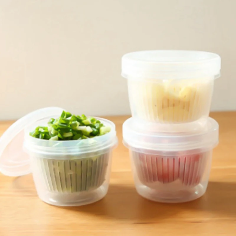 1 шт. Кухня круглый слив товар в запечатанной коробке с винтовой крышкой чеснок