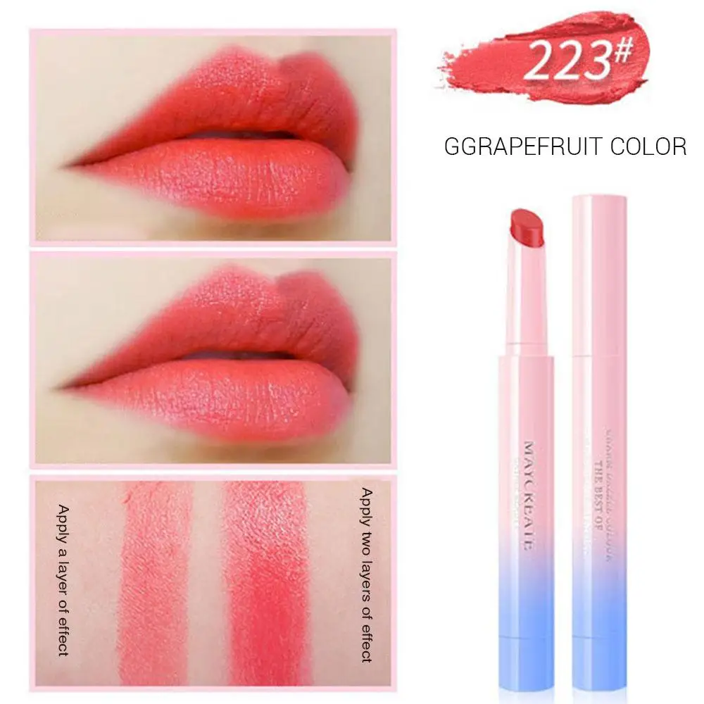 Музыка Роза красота матовая губная помада мода корейский женский подарок