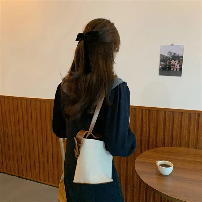 

2021 New Spring Autumn Casual Fashion Women Dress V-Neck Solid Long Sleeve Ladies Mid-Calf Trumpet Dress Female Y64