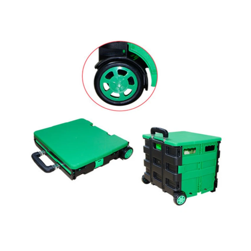 Портативный ящик для хранения Handcart складная и приемная тележка покупок уличная