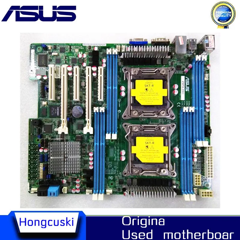 Для ASUS Z9PA-D8C б/у оригинальная материнская плата разъем LGA 2011 DDR3 X79 для настольного